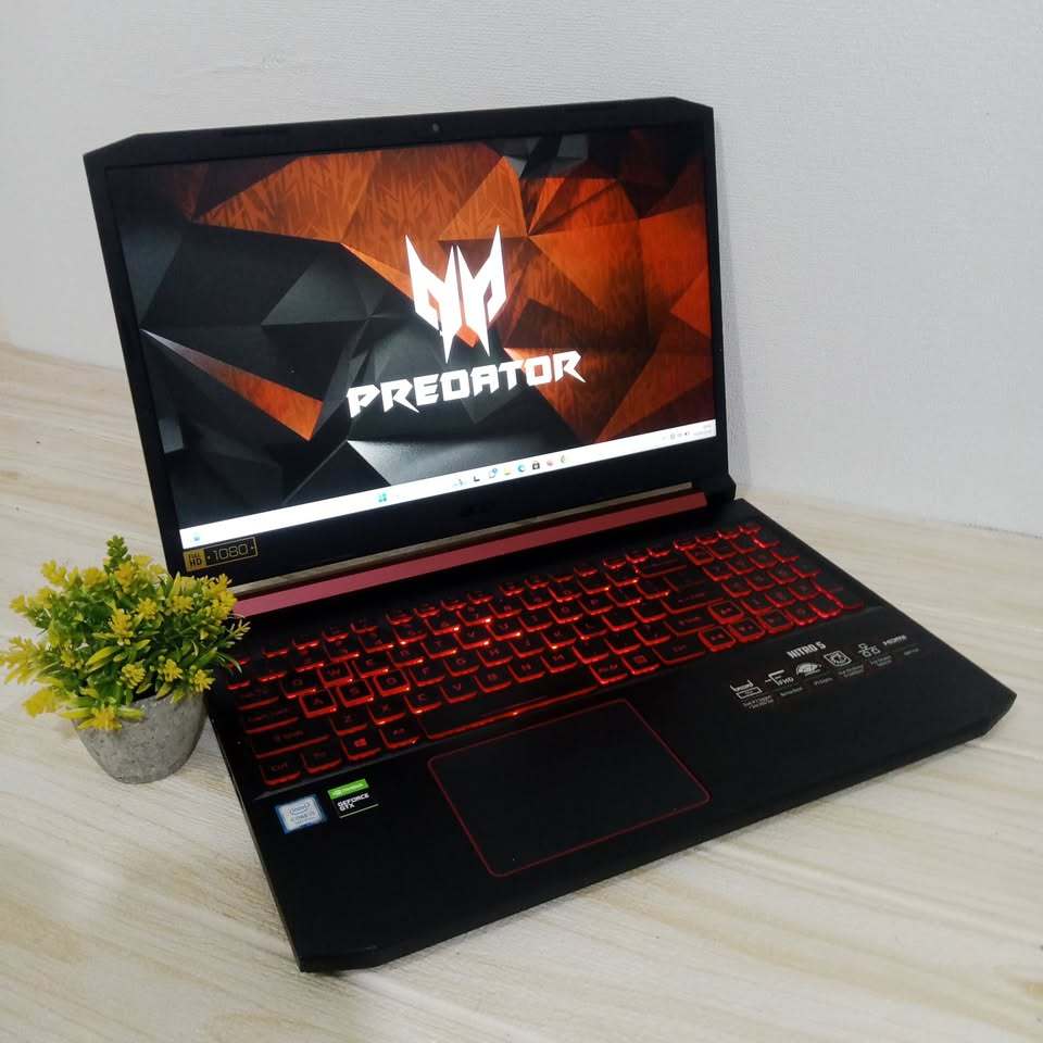 LAPTOP GAMING ACER NITRO AN515-54 INTEL CORE I5 GEN 9th GEFORCE GTX 1050 RAM 16GB SSD 512GB LAYAR 15