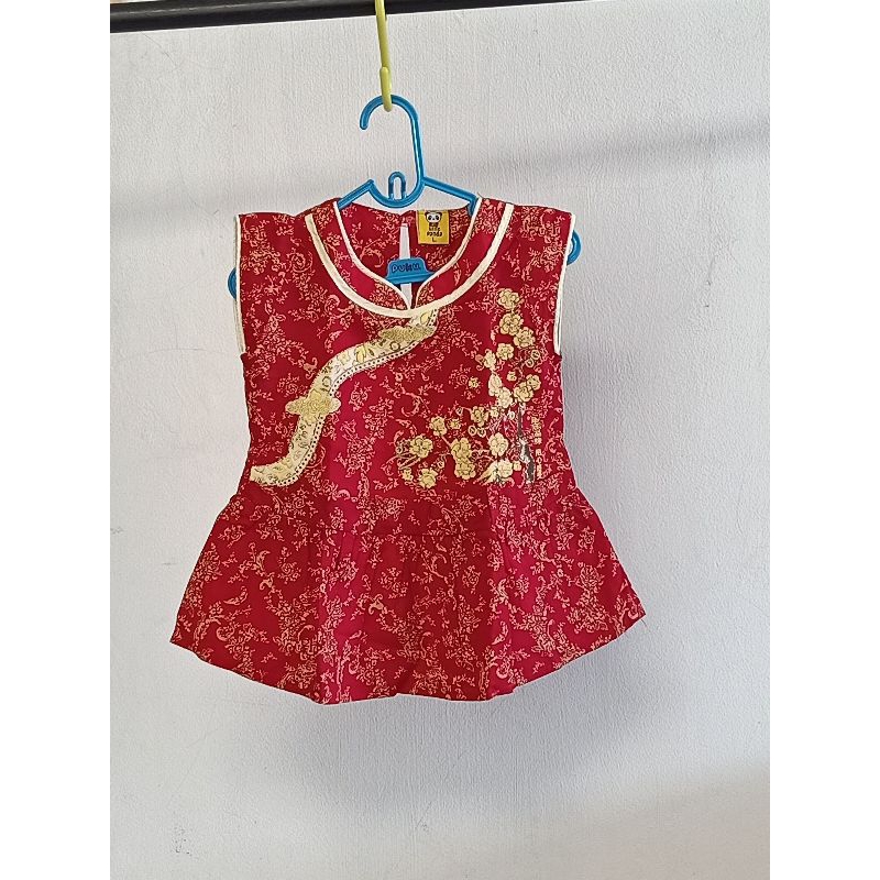 Dress Cheongsam Bayi Perempuan - Preloved