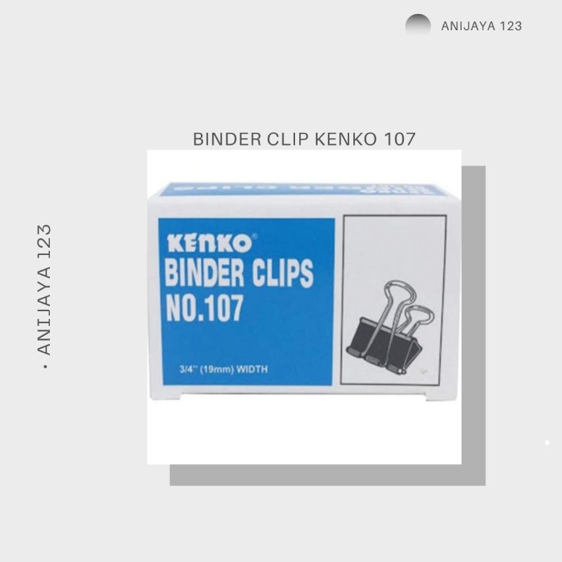 

BINDER CLIP KENKO 107 1PACK ISI 12PCS