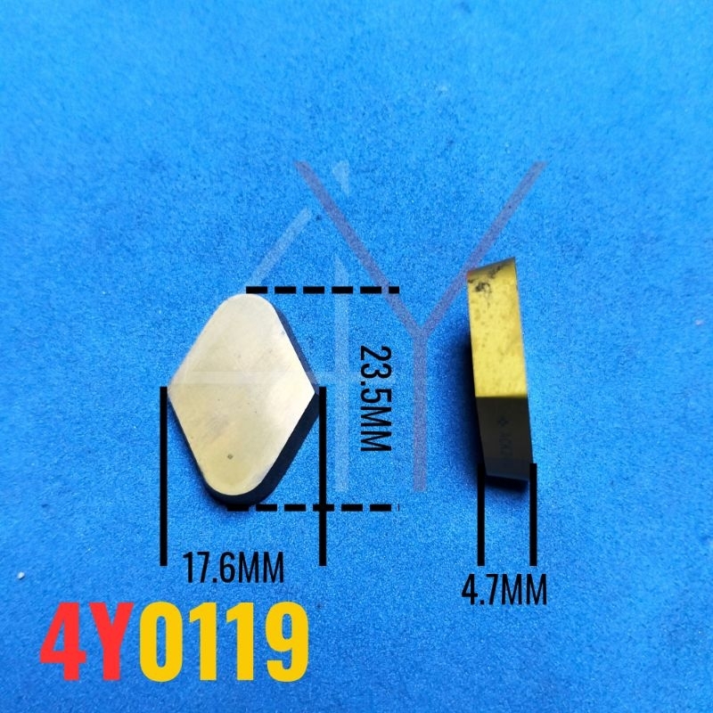 Insert mata pisau pahat Bubut Milling R gede Seken
