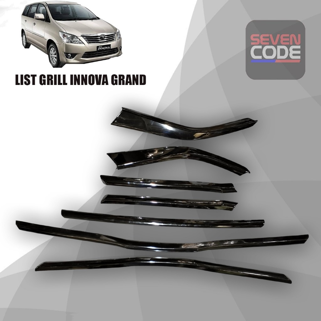 LIST GRILL INNOVA GRAND 2014 2015 CHROME