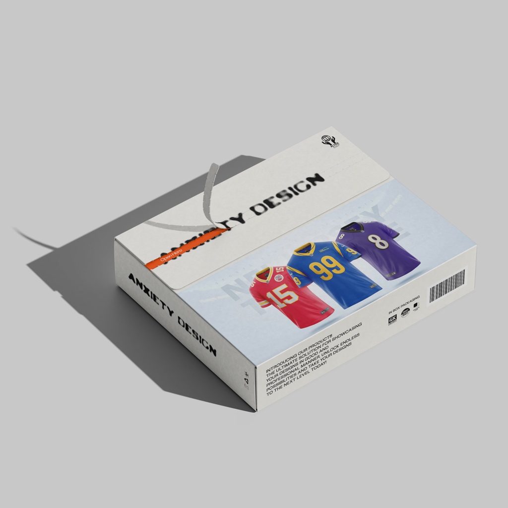 AMERICAN FOOTBALL JERSEY BUILDER TEMPLATE