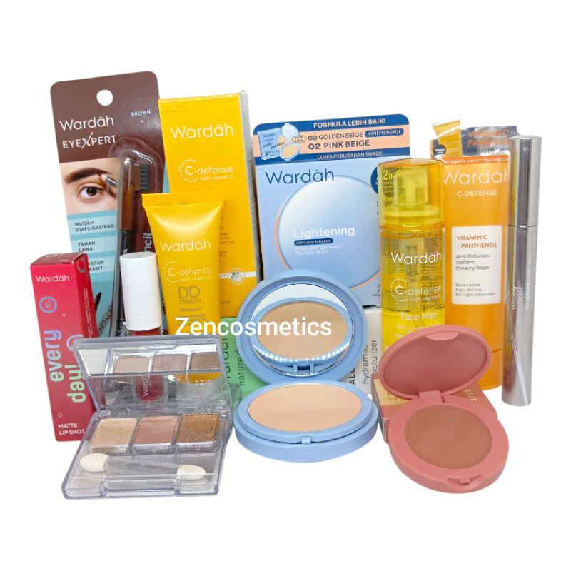 Paket Kosmetik Wardah Seserahan Make Up Wardah Komplit/ Kosmetik Seserahan Komplit/ Kosmetik Wanita 