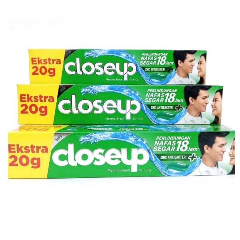 CLOSE UP Everfresh Pasta Gigi Odol 160 gr Extra 20 gr Anti Bacterial