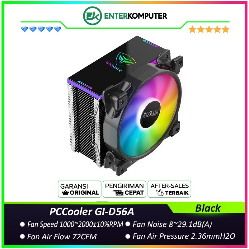 PCCooler GI-D56A HALO RGB CPU Cooler