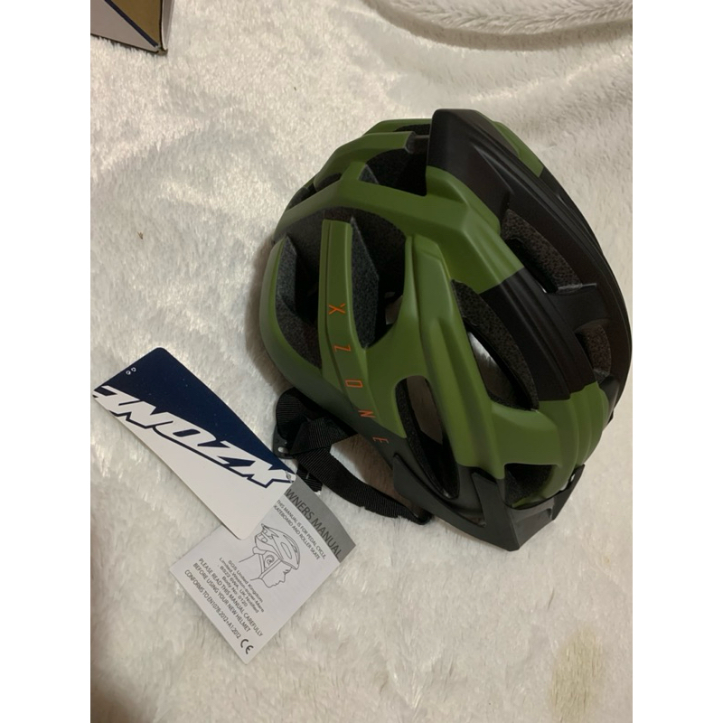 Helm Sepeda xzone army size M , helm sepeda MTB , helm xzone original , helm sepeda murah