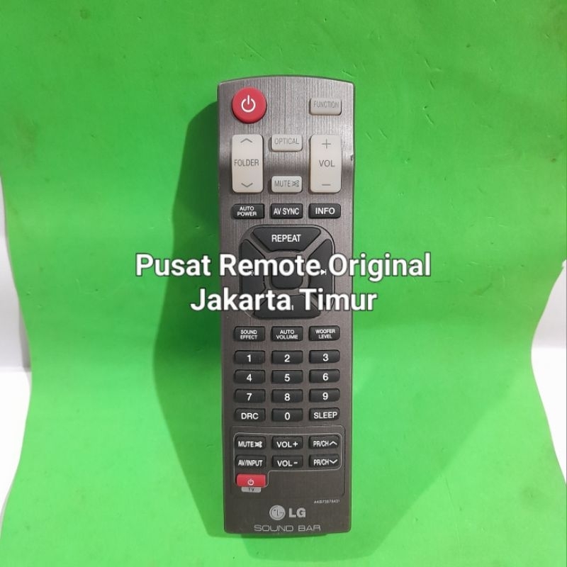 REMOTE REMOT LG SOUND BAR AKB73575431 ORIGINAL ASLI LG SOUNDBAR