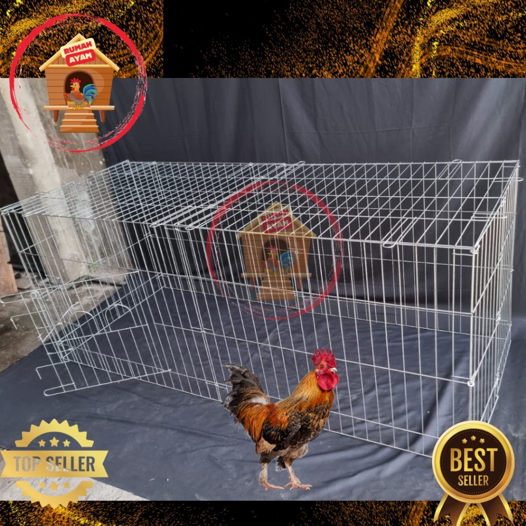 Kandang Ayam / Kurungan Ayam Bahan Galvanis Bentuk UMBARAN