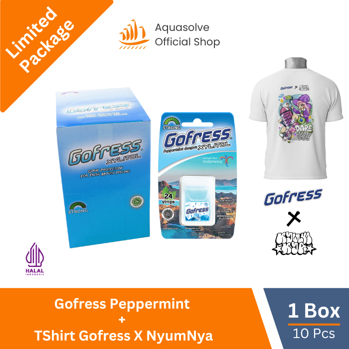 [Limited Package] Gofress Peppermint 1 Box + TShirt Gofress x Nyumnya