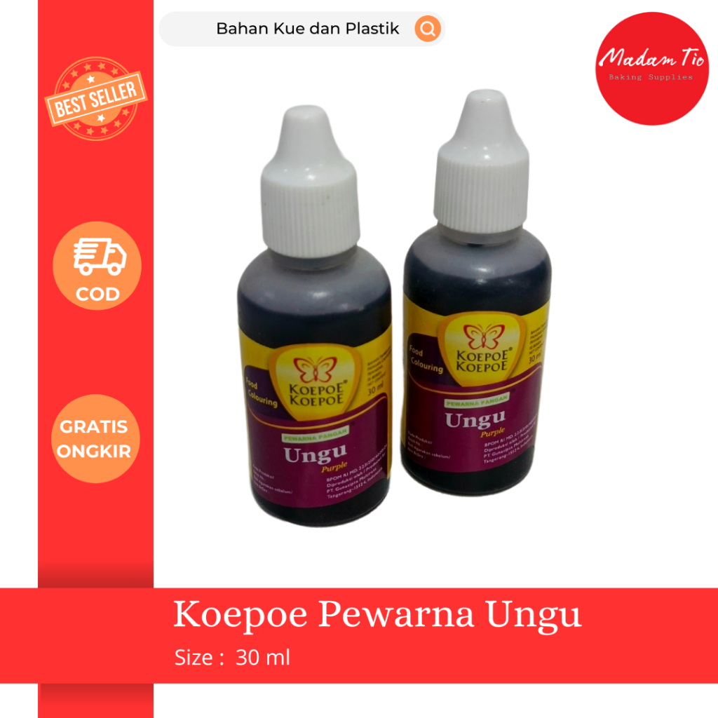 

Koepoe Pewarna Ungu 30ml 1pcs