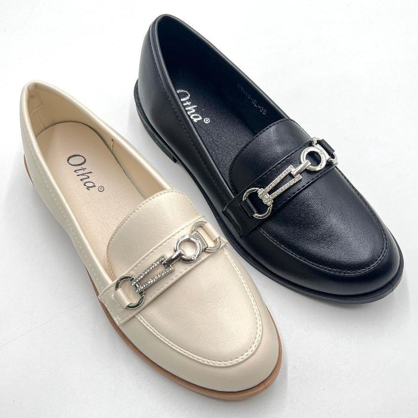 Otha Shoes Sepatu Docmart Wanita - H1049 OLF Tinggi Hak 2CM