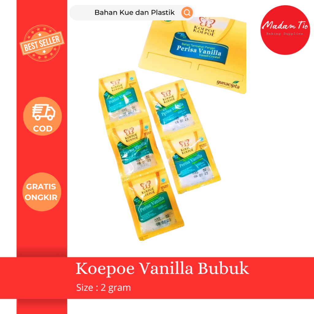 

Koepoe Vanilla Bubuk 2gram 1pcs