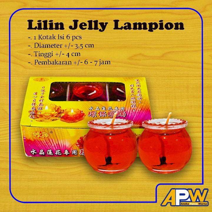 Lilin Jelly Sembahyang / Lilin Jelly Lampion Refill