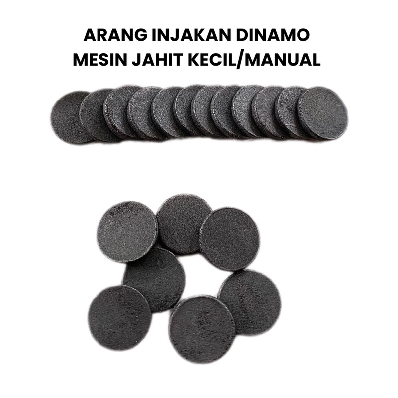 Arang Injakan Dinamo Mesin Jahit Kecil / Hitam / Klasik / Jadul / Manual
