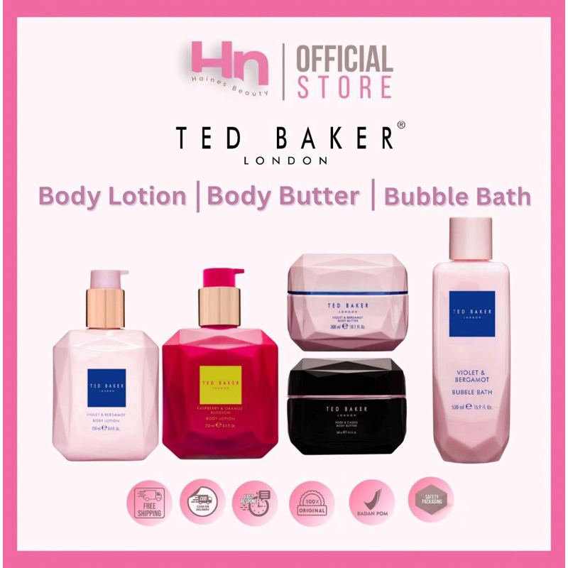 Haines Beauty Ted Baker Body Lotion / Body Butter / Bubble Bath