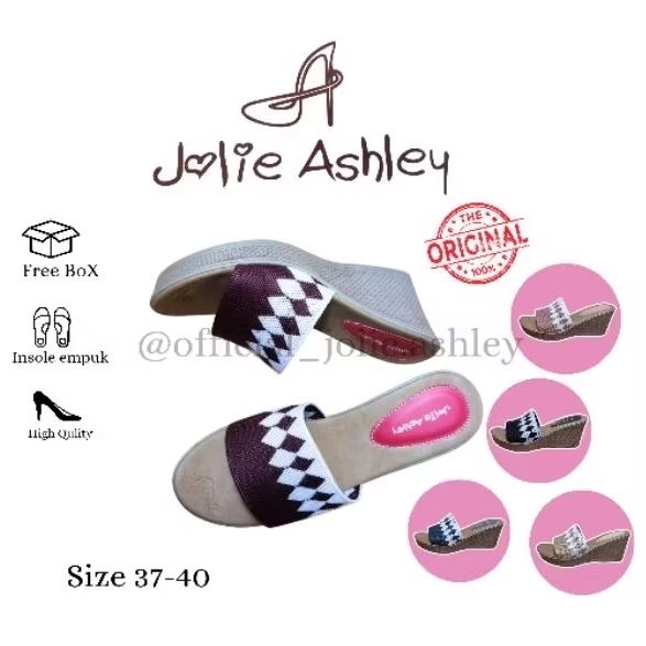 (Jolie Ashley)-Wedges Wanita Trendy Cayla09