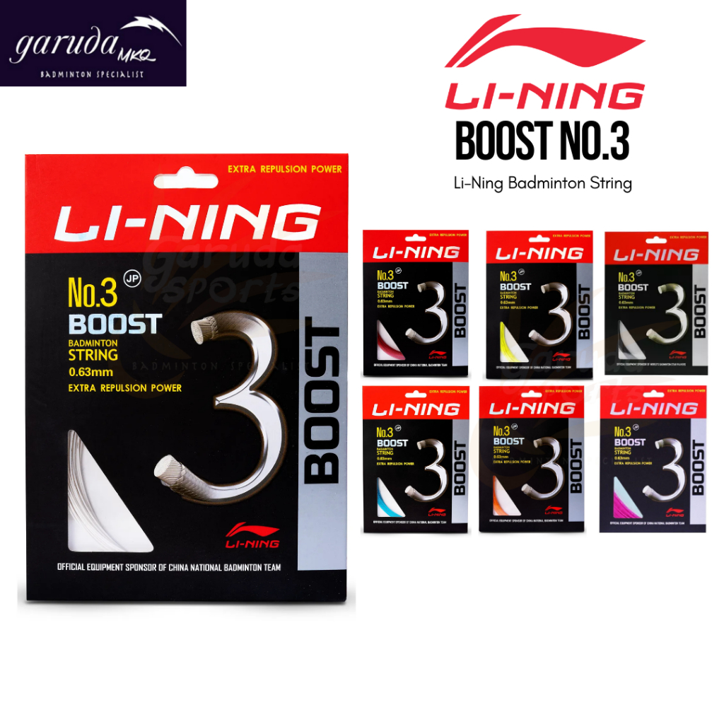 Senar Badminton Lining No 3 Li Ning Boost No3 Lining Boost No.3