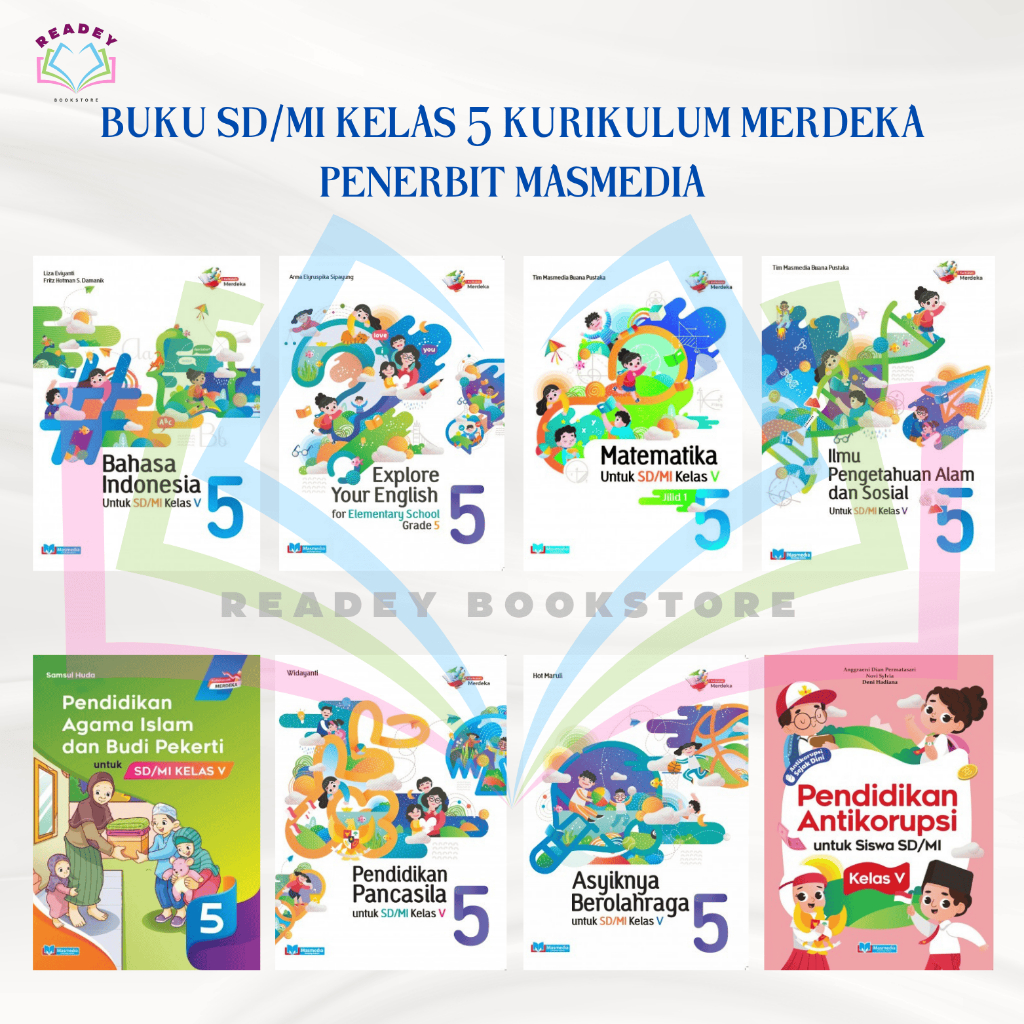 

[ORIGINAL] BUKU PAKET KELAS 5 SD/MI KURIKULUM MERDEKA PENERBIT MASMEDIA