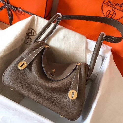 Tas 266Hermes Ly Selempang Bahu Size 26 Cm Warna Khaki Kualitas Premium