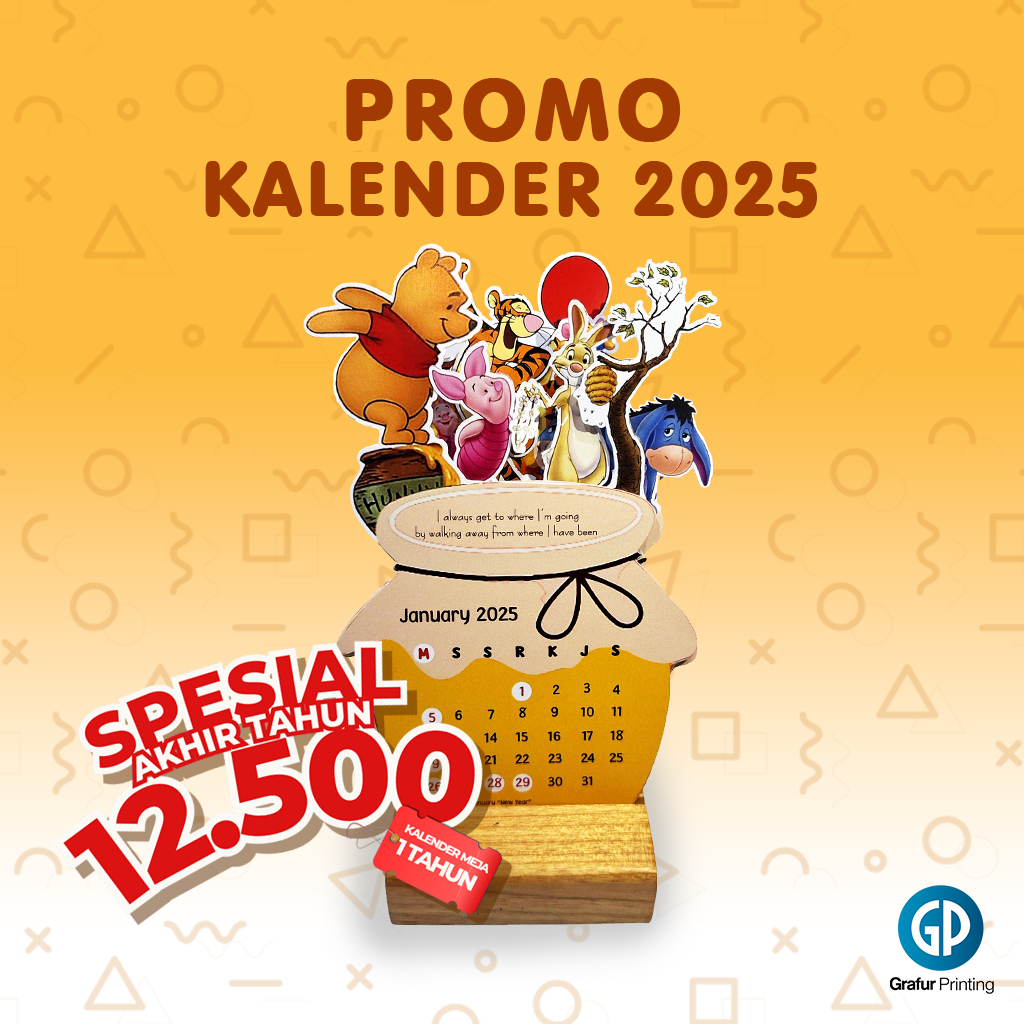 

KALENDAR MEJA KARTUN TAHUN 2025