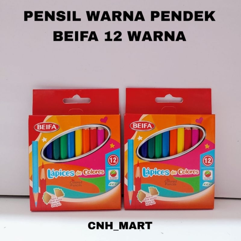 

Pensil Warna Pendek Beifa - GM 12 Warna - Color Pensil 12 Warna Beifa - GM-1235