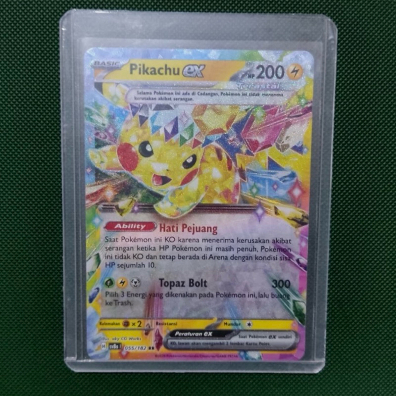 Pikachu EX | Kilat Rasi Pokemon TCG | RR