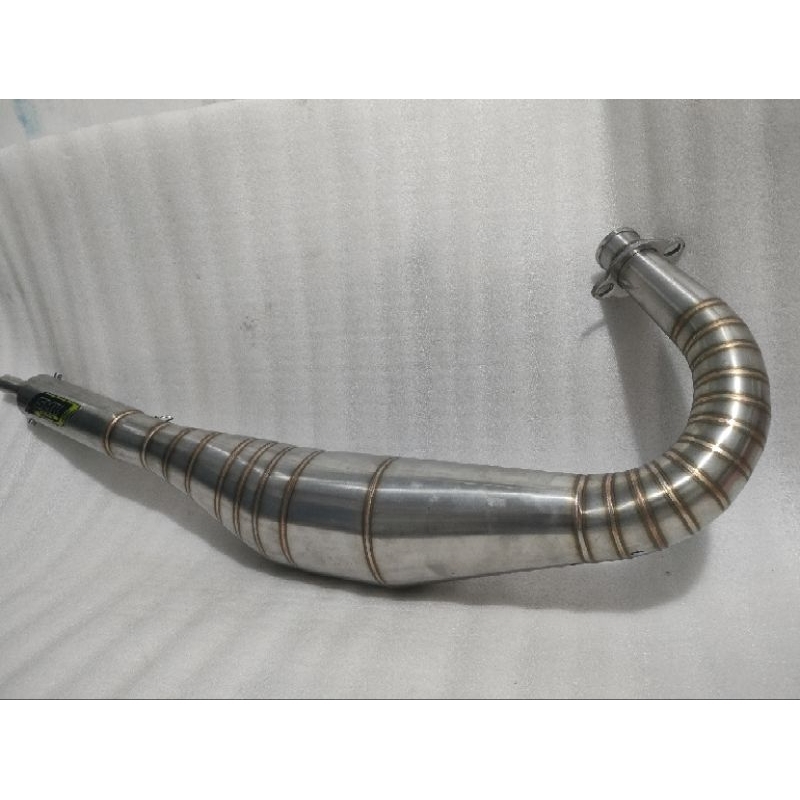 Knalpot RxKing Kolong Python Stainless SE Original  suara garing istimewa rx king rxz Rxk rxs king a