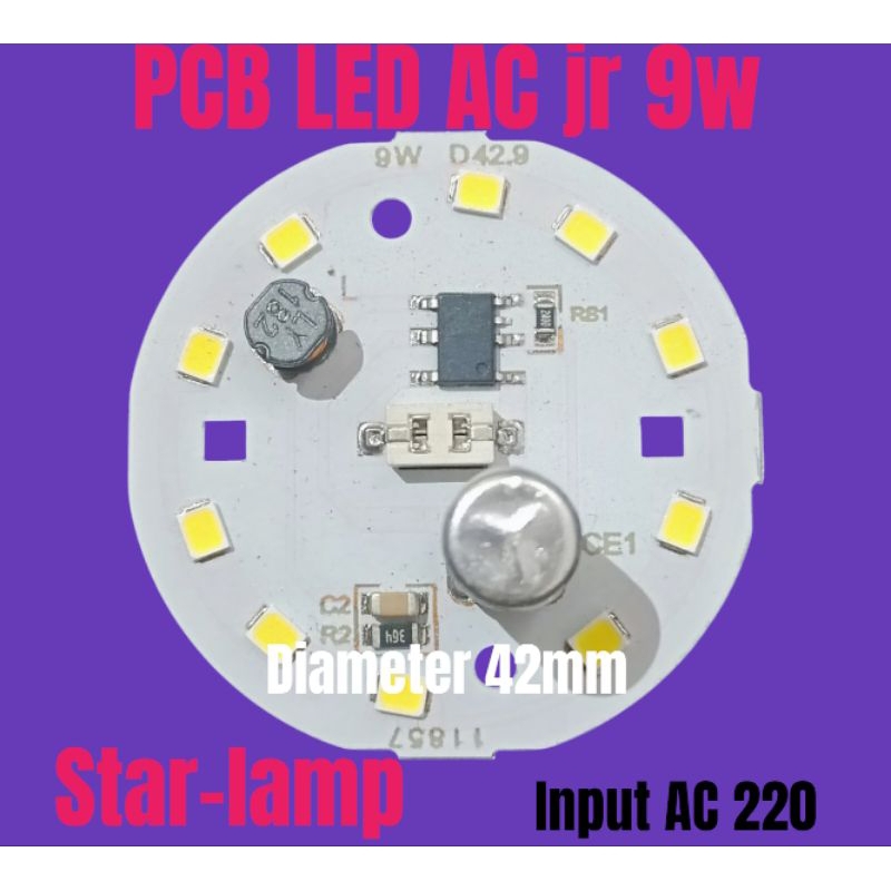 PCB LED AC 9W eco