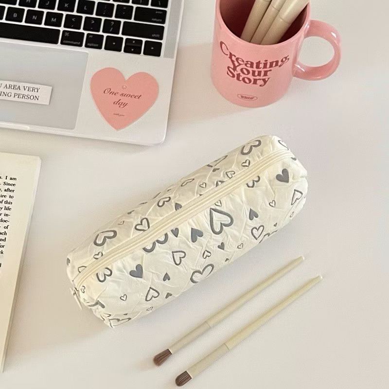 

PINKY ROW - Pastelia Love Make Up Pouch - Pouch - Pencil Case - Tempat Pensil Kotak Pensil SF6