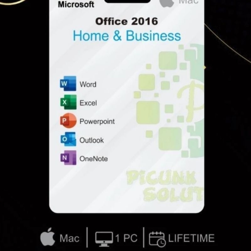 Microsoft Office Home And Business For MAC (Binding Email)