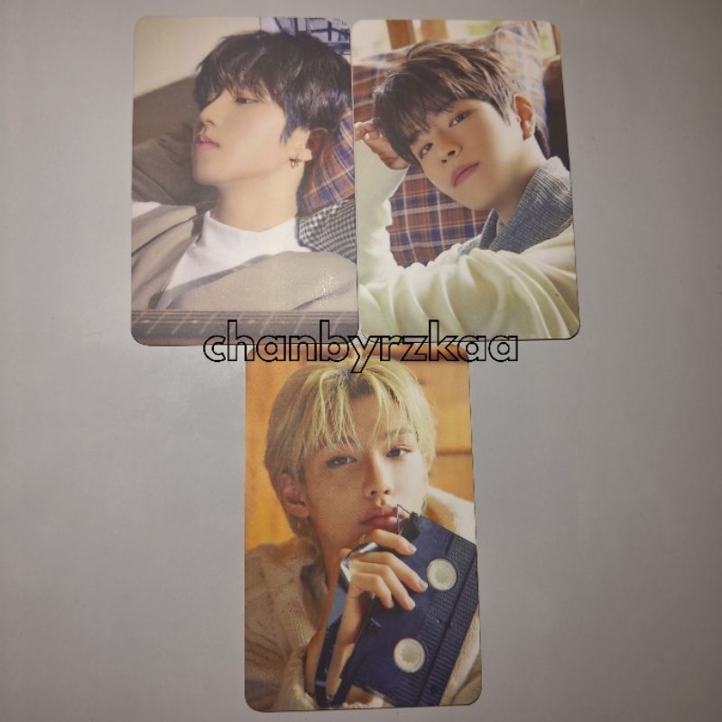 (DAPAT 3) PHOTOCARD PC STRAYKIDS SKZ HAN JISUNG, FELIX, SEUNGMIN, LEE KNOW, HYUNJIN, BANGCHAN SG21 S