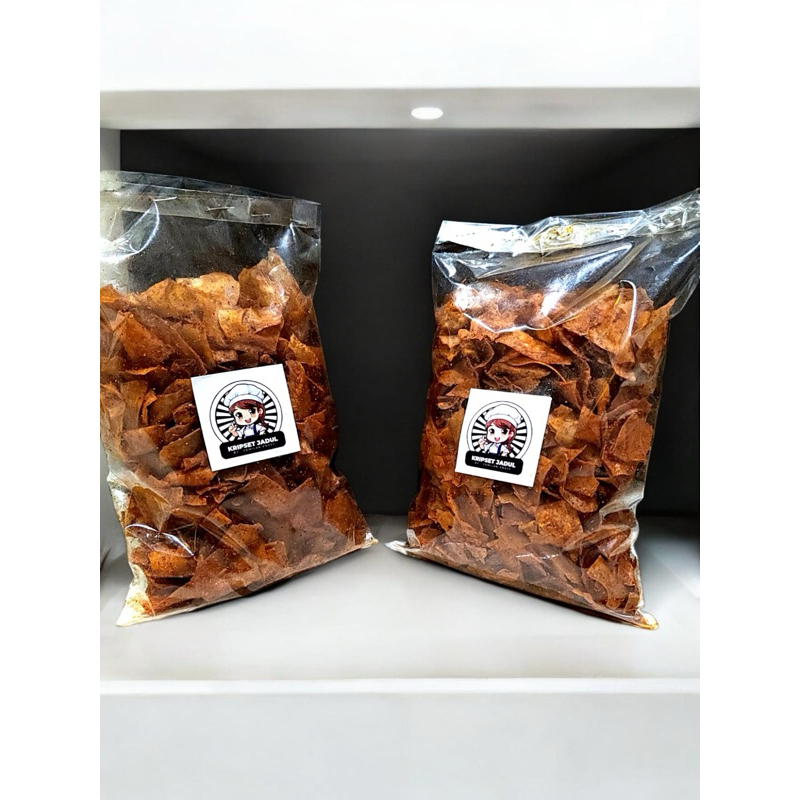 

KERIPIK SINGKONG / KERIPIK PEDAS 250gr cemilan enzyy