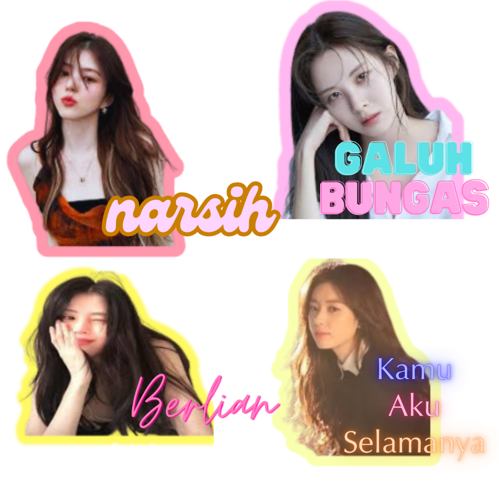 

A2SSTORE 04 Stiker FOTO NAMA COSTUM SUKA SUKA