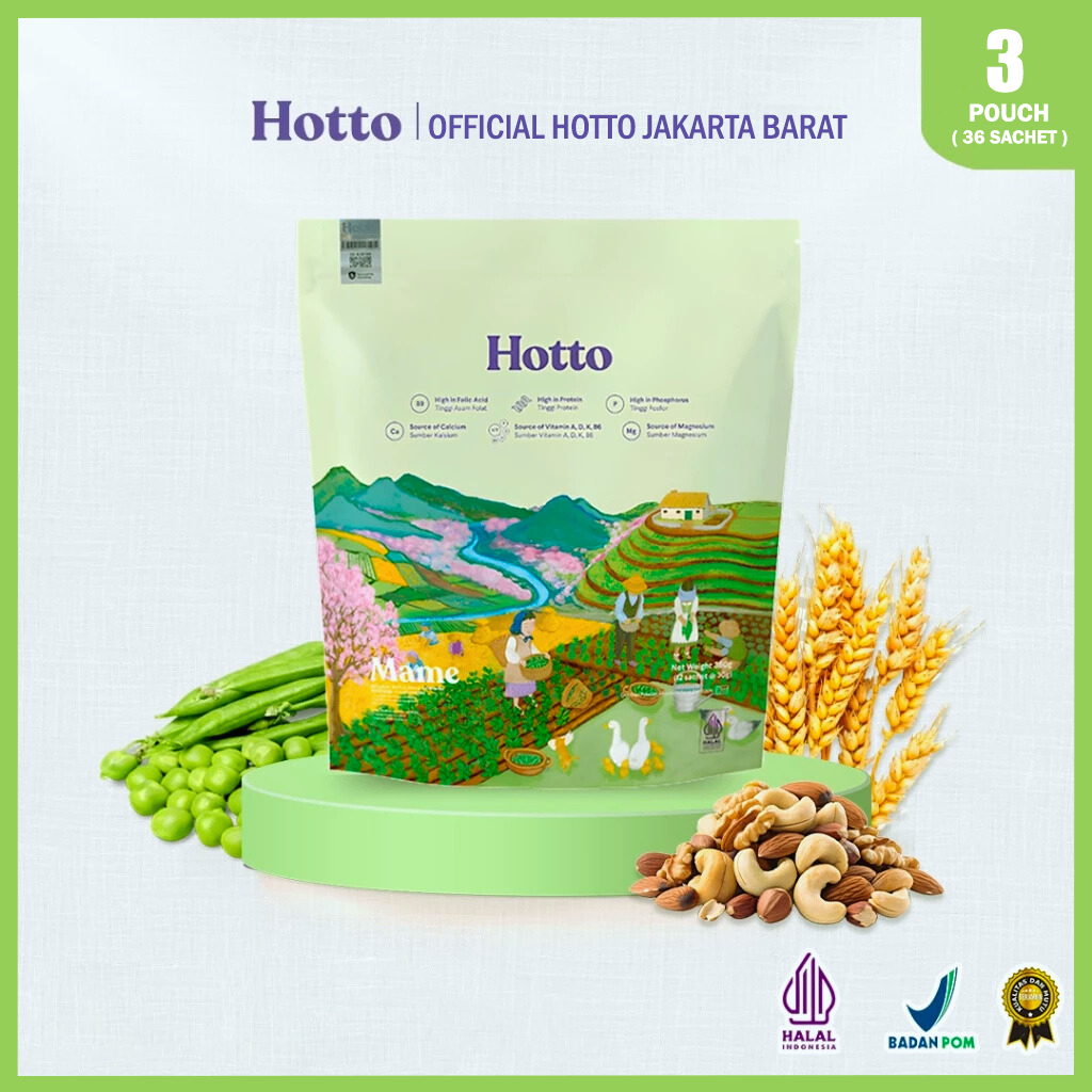 

Hotto Mame Protein Multigrain With Edamame 3POUCH