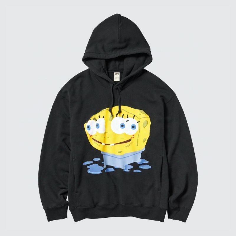 Hoodie UNIQLO x Spongebob Squarepants (Bathtub) | Cactus Plant Flea UT Hoodie Sweat - Hitam