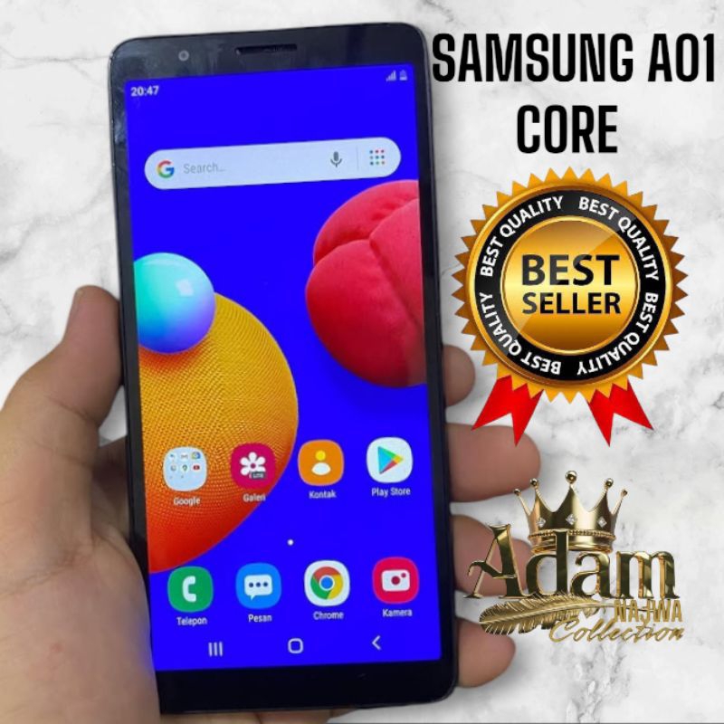 SAMSUNG GALAXY A01 CORE (2020) ORIGINAL SECOND TERMURAH BEKAS BERKUALITAS SIAP PAKAI 100% NORMAL