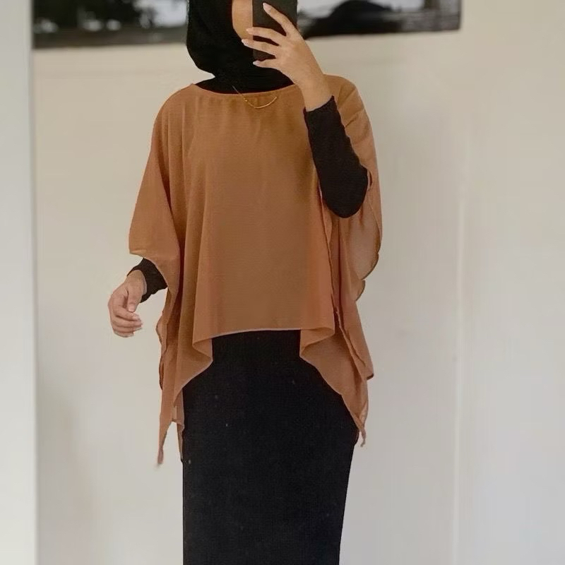 Atasan wanita outer ceruty babydoll outer wanita atasan polos atasan kekinian polos premium