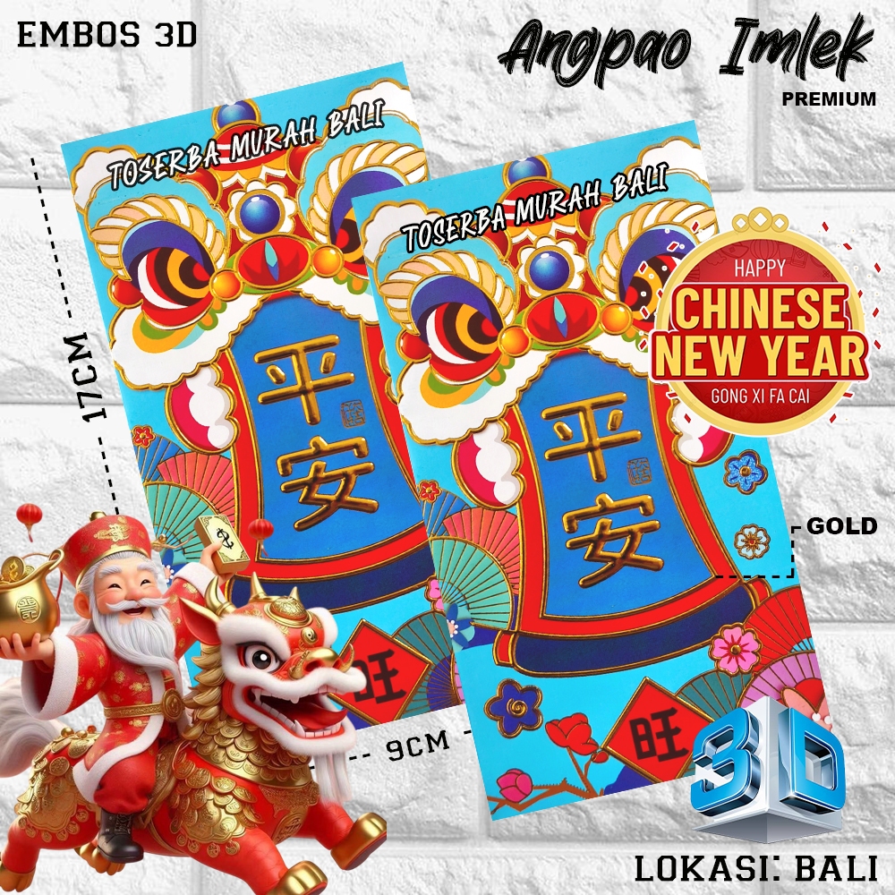 

KERTAS ANGPAO IMLEK BARONGSAI 1 PREMIUM