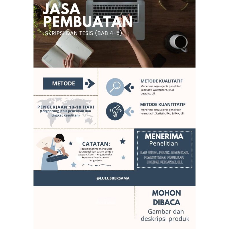 PEMBUATAN SKRIPSI/TESIS BAB 4-5 BERKUALITAS