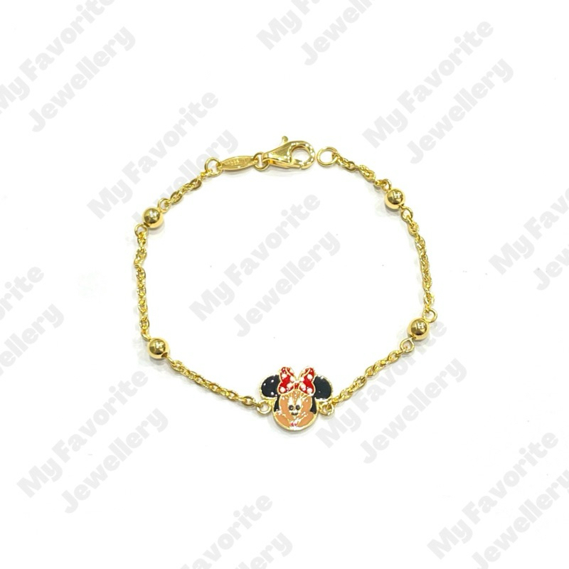 Gelang Fancy Anak Boneka EMAS ASLI Kadar 875 20K