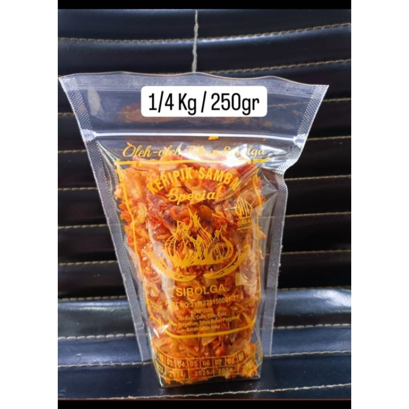 

KERIPIK SAMBAL SIBOLGA kemasan 250gr