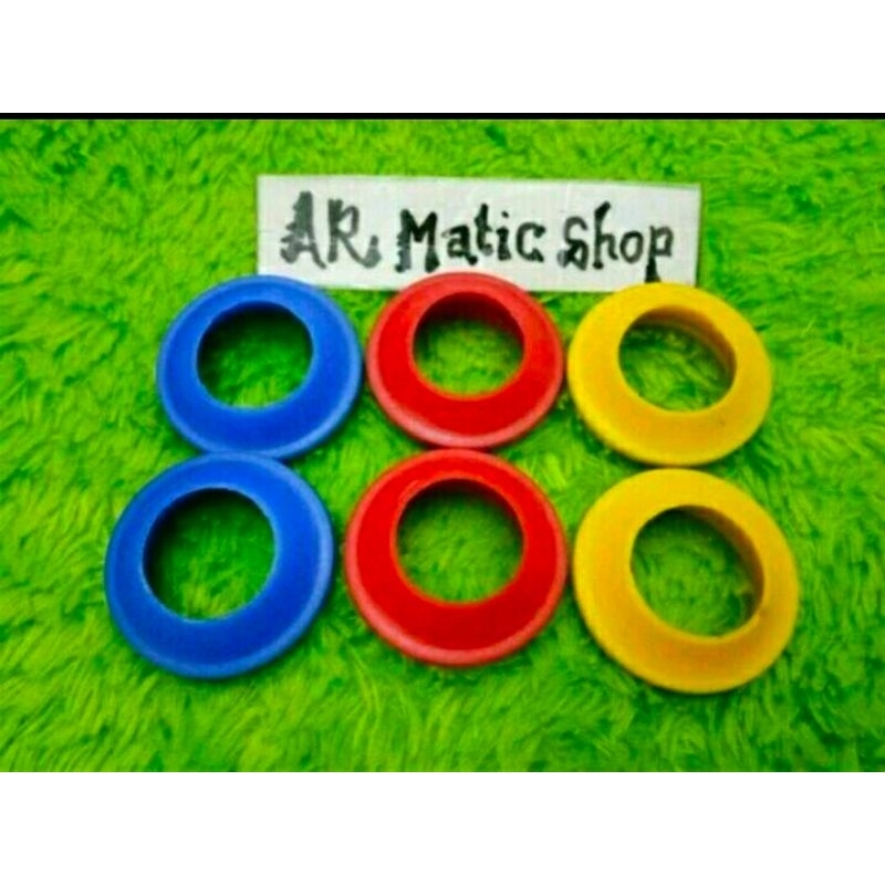 Seal Shock Penutup Debu Warna Merah Biru Kuning Mio Beat Vario Scoopy Ototrend AS 26 Honda Yamaha - 