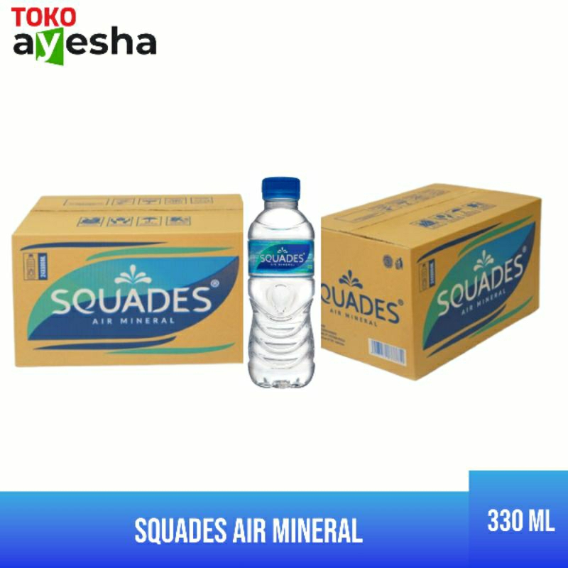 

Squades Air Mineral 330 ML - 1 Dos isi 24 Botol