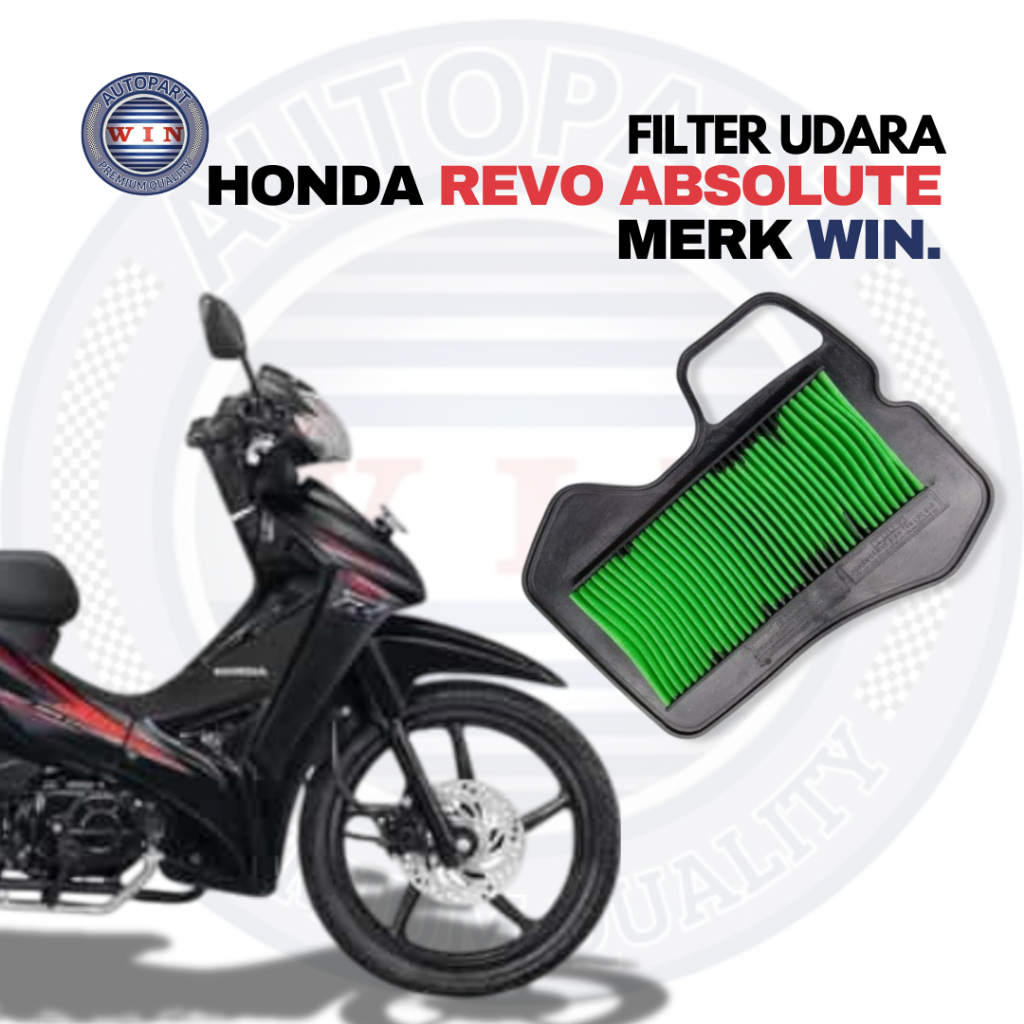 Filter Udara Revo Absolute || Filter Saringan Udara Busa Udara Hawa Air Honda Revo Absolute Merk Win