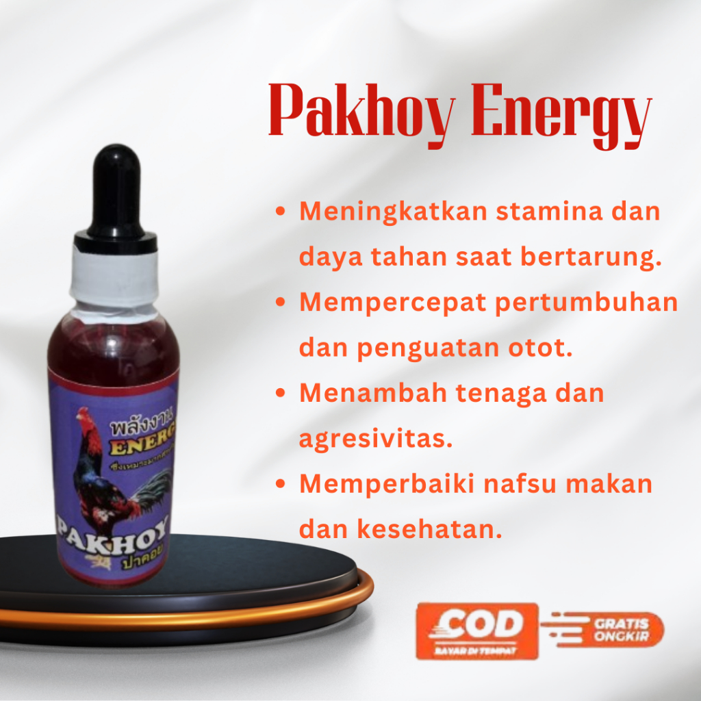 Vitamin ayam juara PAKHOY ENERGI ORIGINAL