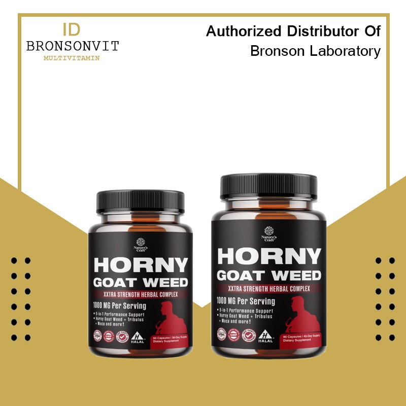 Natures Craft Horny Goat Weed Maca Root Stamina Libido Booster