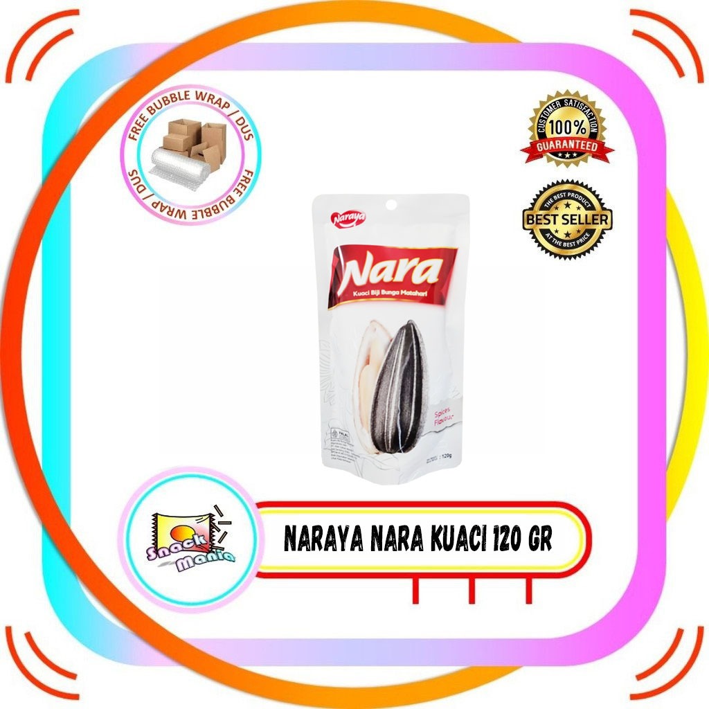 

Naraya Nara Kuaci Spices ~ 120 gr Kwaci Biji Bunga Matahari