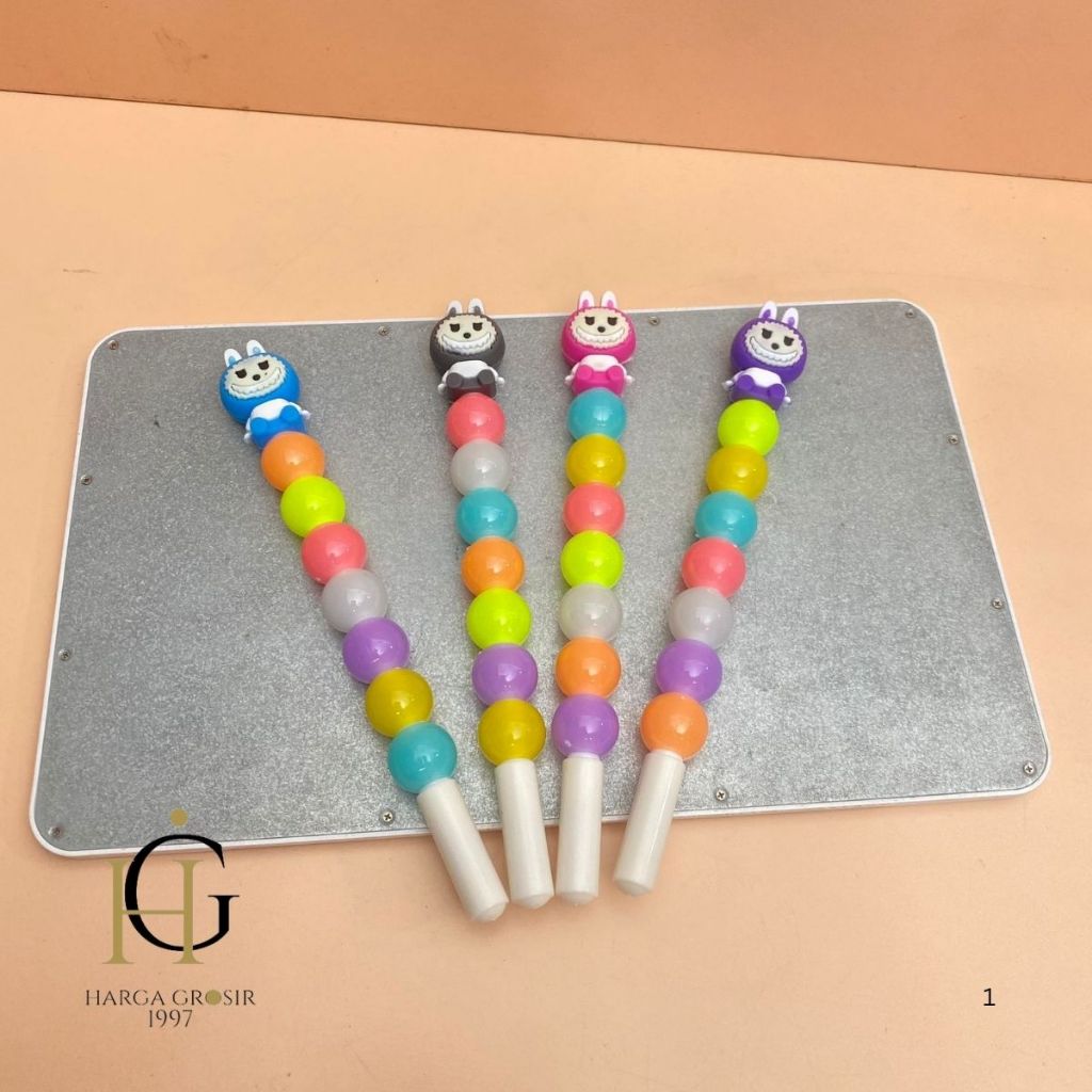 

1PCS PULPEN GEL BOLA-BOLA MEWAH LABUBU PGK-1709 LUCU IMUT KADO UNIK
