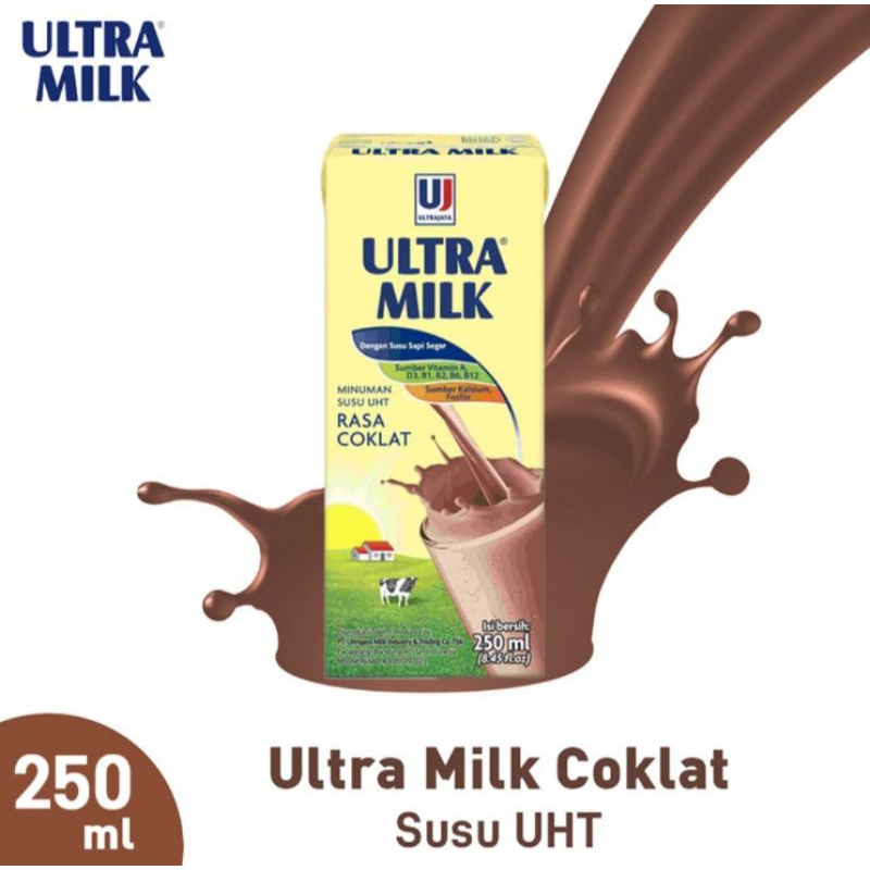 

Ultra Milk Susu UHT Coklat Kotak 250 ml