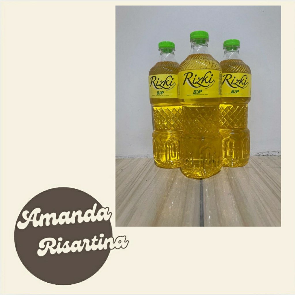 

minyak goreng rizki 850ml kemasan botol